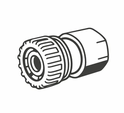 Шланги для поливу, коннектори