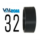 Труба d32 х 2,7 мм PN16 ПЭ 80 черная VALROM - Фото 1