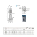 Насос многоступенчатый вертикальный Speroni VS 65-4 22 кВт 3Ф - Фото 3