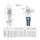 Насос многоступенчатый вертикальный Speroni VS 2-15 1,5  кВт 3Ф - Фото 3