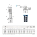 Насос многоступенчатый вертикальный Speroni VS 20-10 11 кВт 3Ф - Фото 3