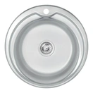 Врезная мойка Lidz 510-D Satin (0.8 мм) - Фото 1