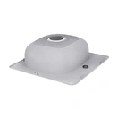 Врізна мийка Lidz 4848 Satin (0,6 мм) - Фото 6