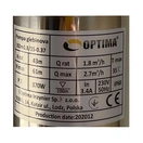 Скважинный насос с подв, стойка, к песку 3″ OPTIMA 3SDm1,8/15 0,37 кВт 61м +пульт+кабель 35м NEW - Фото 3