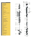 Скважинный насос с подв, стойка, к песку OPTIMA 4SD16/13 3 кВт 71м 3-фазный ( 2 части ) - Фото 3