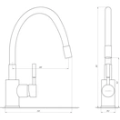 Смеситель для кухни Globus Lux LAZER GLLR-0203SB - Фото 4