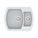Кухонна мийка VANKOR Norton NMP 03.63 White stone + сифон автомат VANKOR - Фото 1