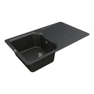 Кухонна мийка VANKOR Sigma SMP 02.85 Black + сифон VANKOR - Фото 3