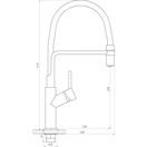 Смеситель для кухни Globus Lux DENVER Flex GDF-32-00-01 - Фото 5