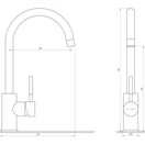 Смеситель для кухни Globus Lux LAZER GLLR-0203S-1-ONIX - Фото 5