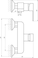 Змішувач для душу Globus Lux Milano GLM-105N-10-BB - Фото 6