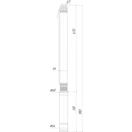 Скважинный насос с подв, стойка, к песку 2,5″ OPTIMA 2,5SDm1,5/18 0,25 кВт 48м + пульт+кабель 15м - Фото 7