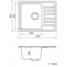 Кухонна мийка VANKOR Easy EMP 02.76 Black + сифон VANKOR - Фото 5