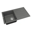 Кухонна мийка VANKOR Easy EMP 02.76 Gray + сифон VANKOR - Фото 2
