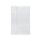 Двері душової в нішу Qtap Pisces WHI2012-13.CP5 120-130x185 см, скло Pattern 5 мм - Фото 1