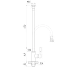 Змішувач для кухні Globus Lux Lazer GLLR-0203SA-GP-B01 - Фото 8