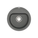 Кухонна мийка VANKOR Lira LMR 01.44 Gray + сифон VANKOR - Фото 1