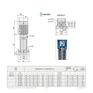 Насос многоступенчатый вертикальный Speroni VS 16-8 7,5 кВт 3Ф