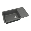 Кухонна мийка VANKOR Easy EMP 02.76 XL Gray + сифон VANKOR - Фото 2