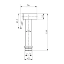 Лійка для біде QT CRM B120 - Фото 2