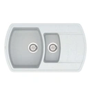 Кухонна мийка VANKOR Norton NMP 04.86 White stone + сифон автомат VANKOR - Фото 1