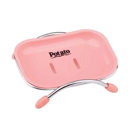 Мильниця Potato P201 пластик прямокутна рожева