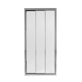 Двері душової в нішу Qtap Unifold CRM208.C4 78-81x185 см, скло Clear 4 мм, покриття CalcLess