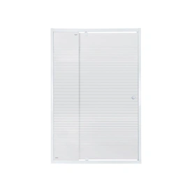 Двері душової в нішу Qtap Pisces WHI2012-13.CP5 120-130x185 см, скло Pattern 5 мм