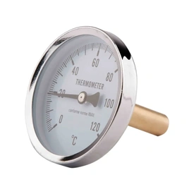 Термометр заднє підключення 1/2" (діаметр 63 мм, штуцер 40 мм)