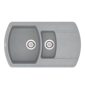 Кухонна мийка VANKOR Norton NMP 04.86 Gray + сифон автомат VANKOR