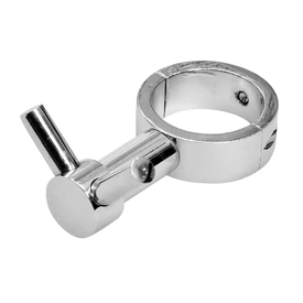 Крючок металлический с разъемным кольцом 32 мм для сушилки или радиатора.