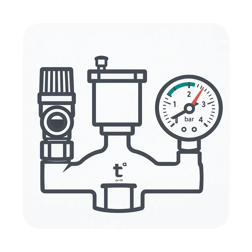 Фурнітура для системи опалення