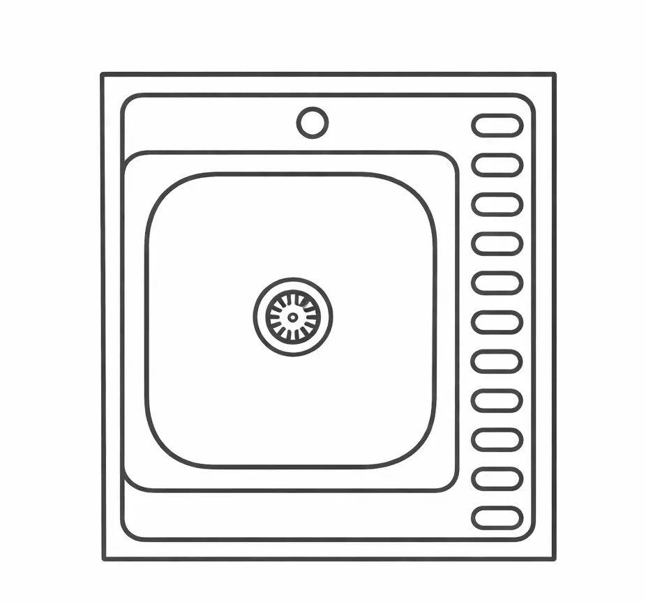 Мийки накладні