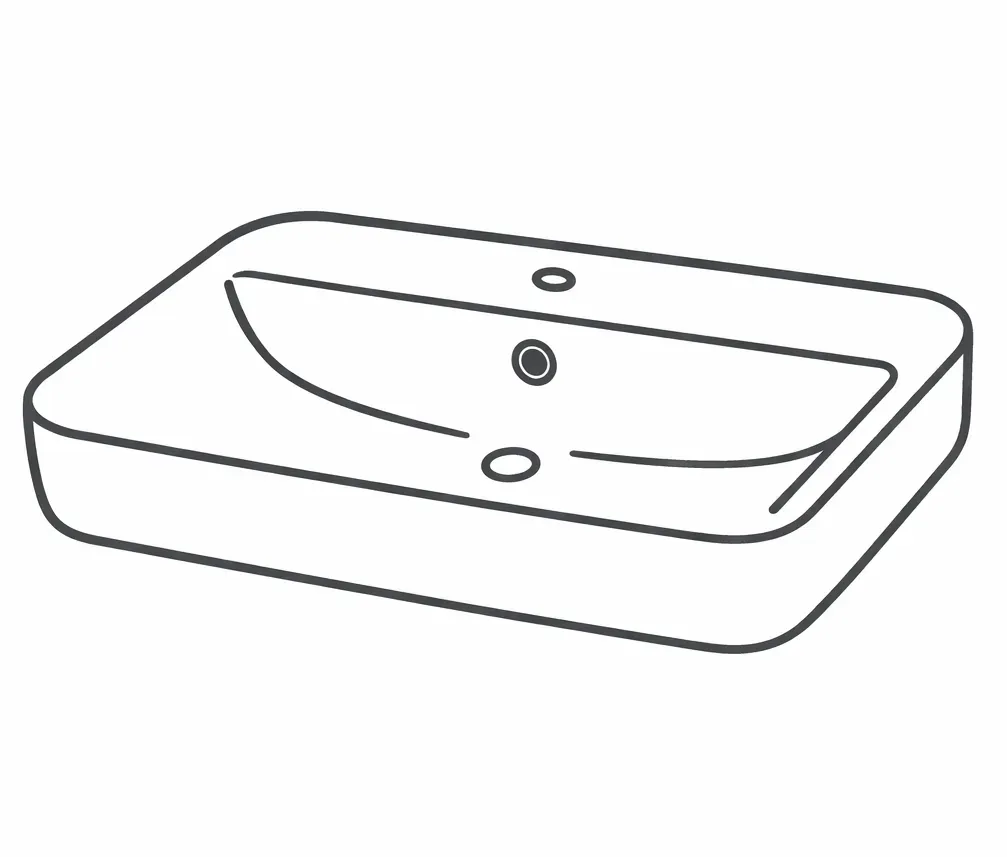 Умывальники накладные мебельные