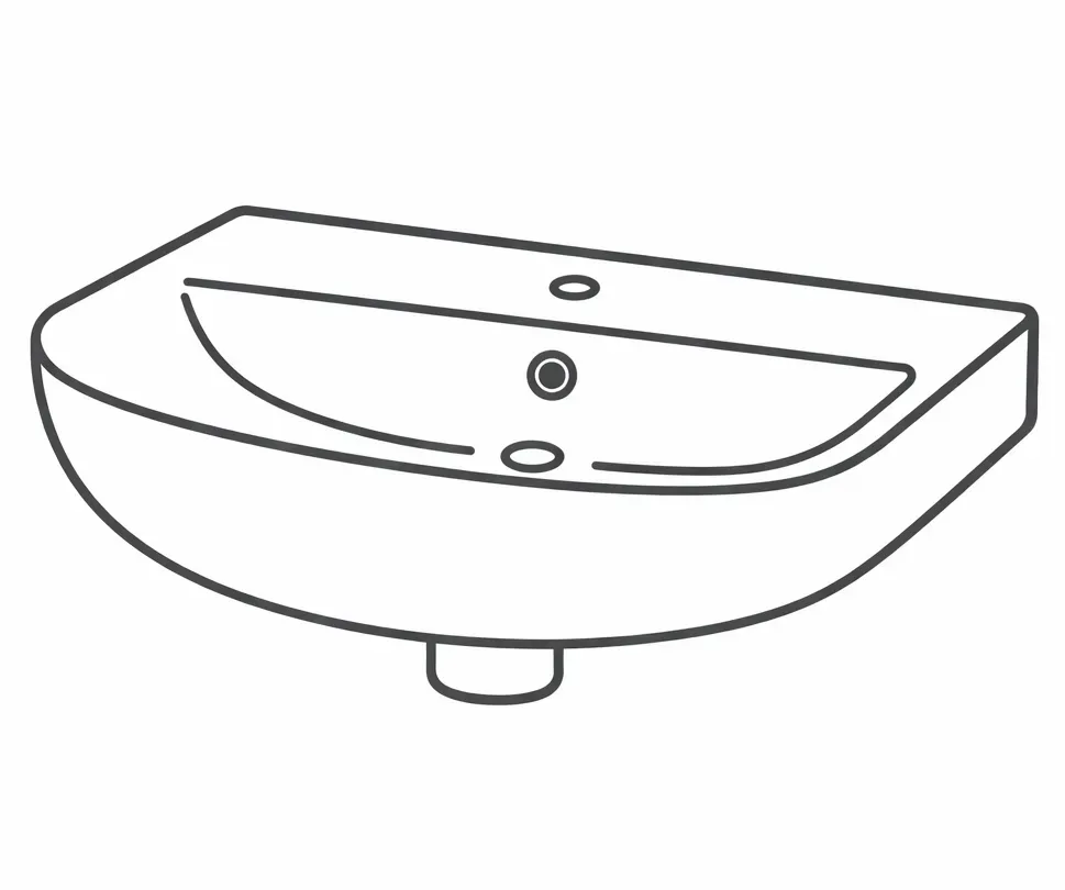 Умывальники под пьедестал