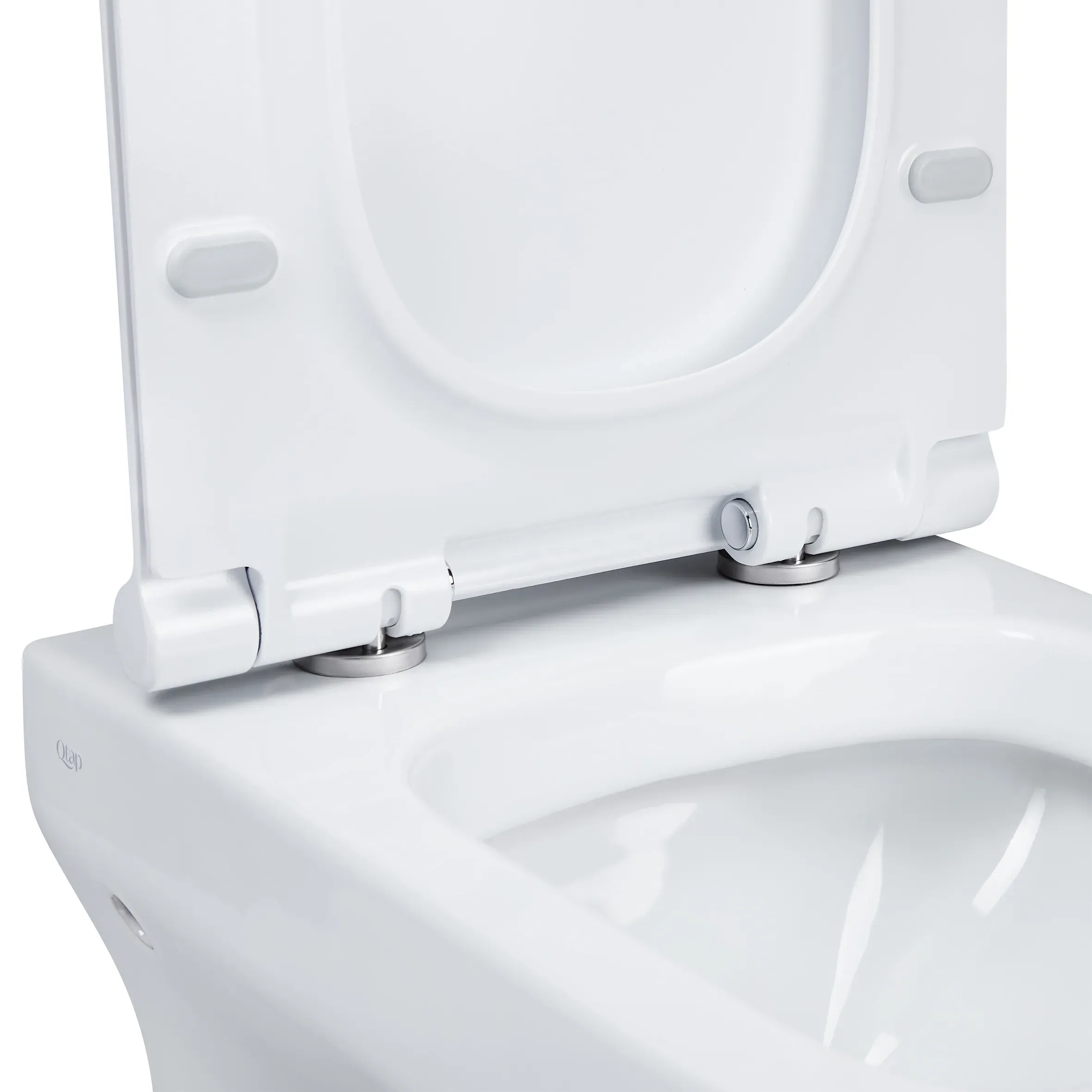 Унитаз подвесной Qtap Cardinal с сиденьем Soft-close QT0433C660HW - Фото 15