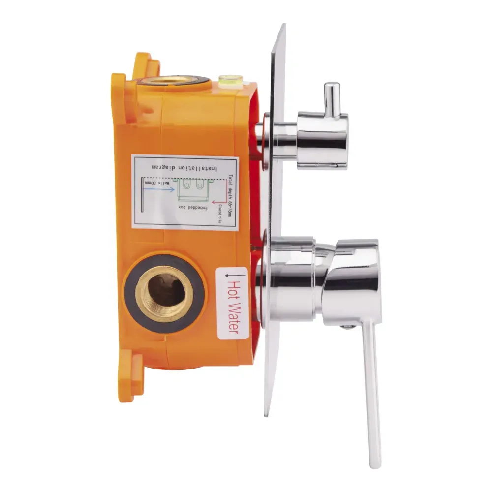 Смеситель встроенного монтажа QTAP Form CRM 010-22 SQ - Фото 3