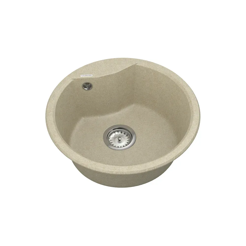 Кухонна мийка VANKOR Vena VMR 01.48 Beige + сифон VANKOR - Фото 3