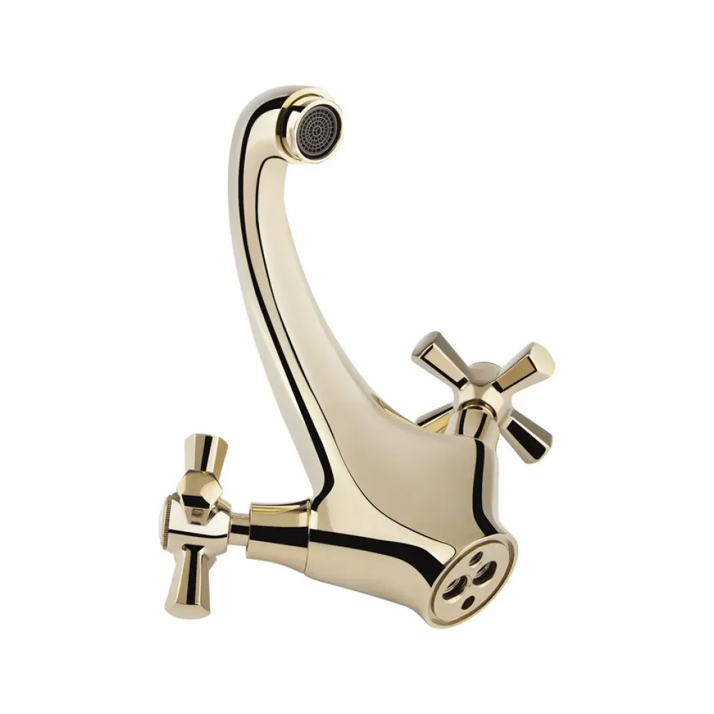 Смеситель для умывальника Q-tap Liberty ORO 161 - Фото 4