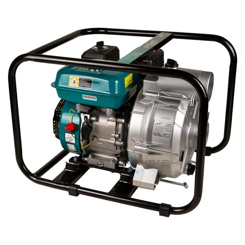 Мотопомпа LEO (Aquatica) 772517 (5 кВт) для грязной воды до 1000 л/мин - Фото 3