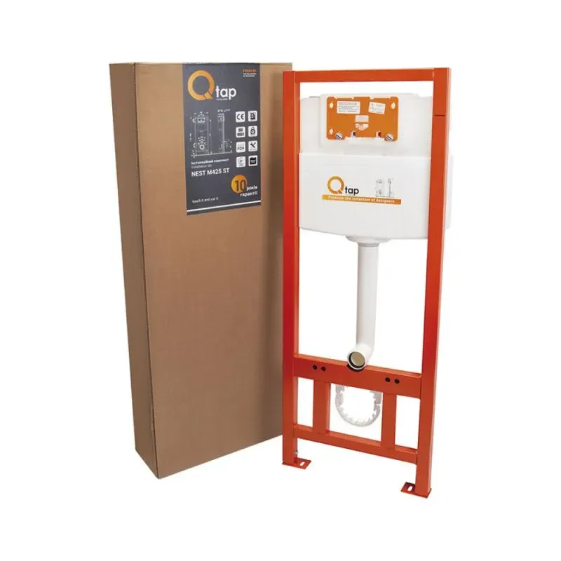 Інсталяція для підвісного унітазу Qtap Nest ST 1120/1290 х 425 х 155/235 mm, 18/23 cм - Фото 7