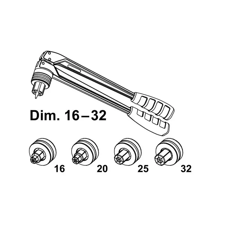 Калибратор для труб TECEflex 16-32 мм (720056) - Фото 2
