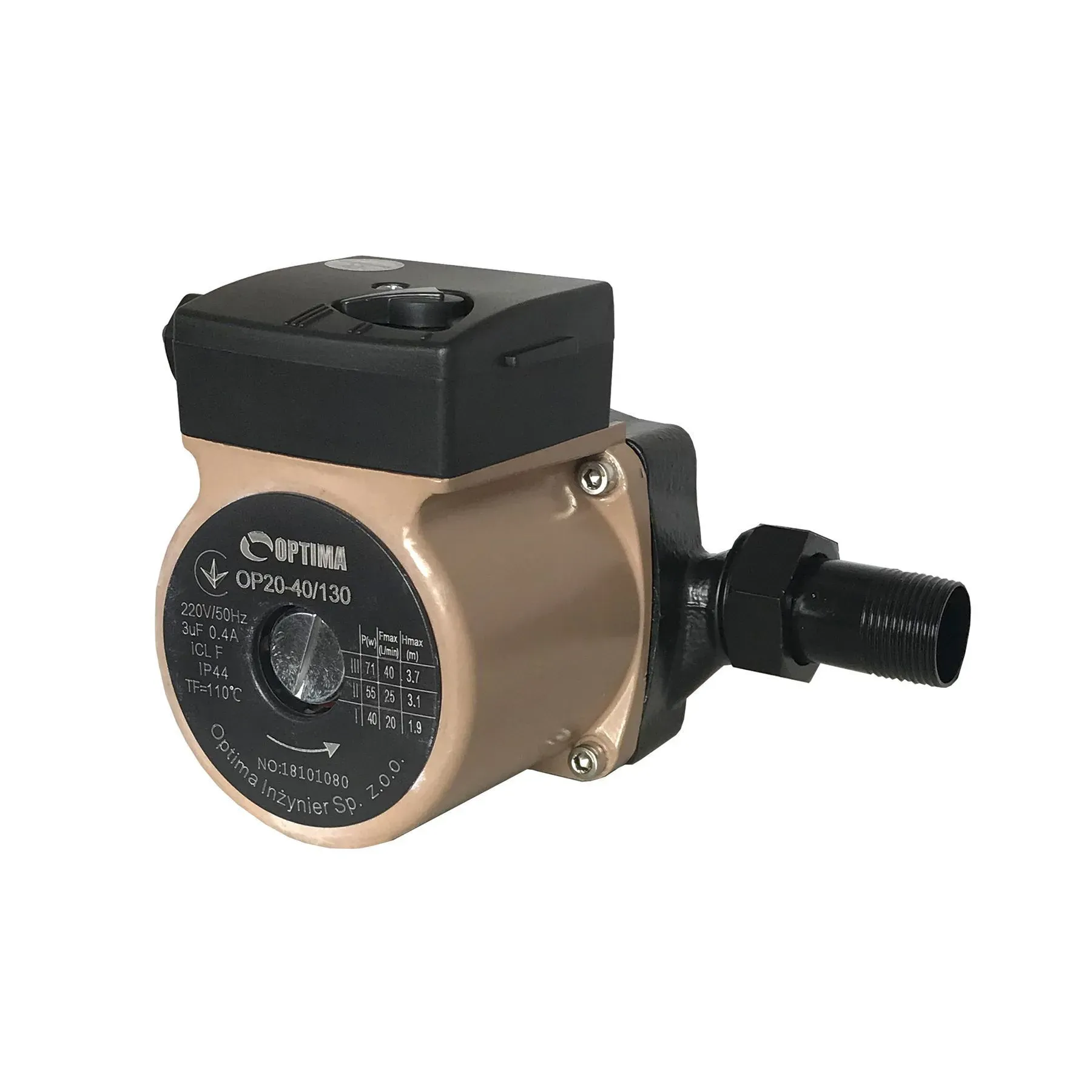 Насос циркуляционный Optima OP20-40 130 мм - Фото 8