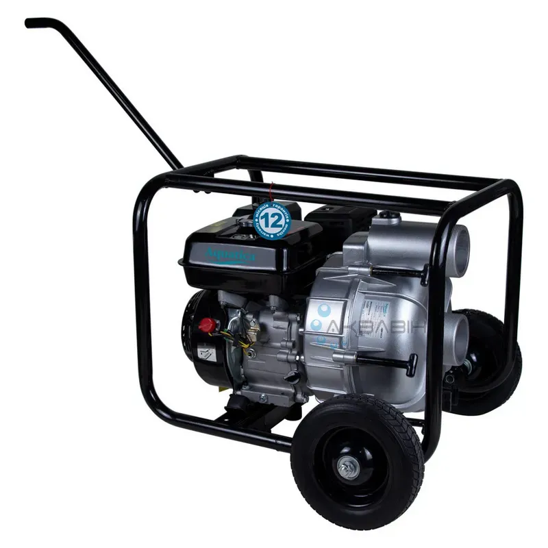 Мотопомпа Aquatica 772537 (5 кВт) для грязной воды до 833 л/мин - Фото 3