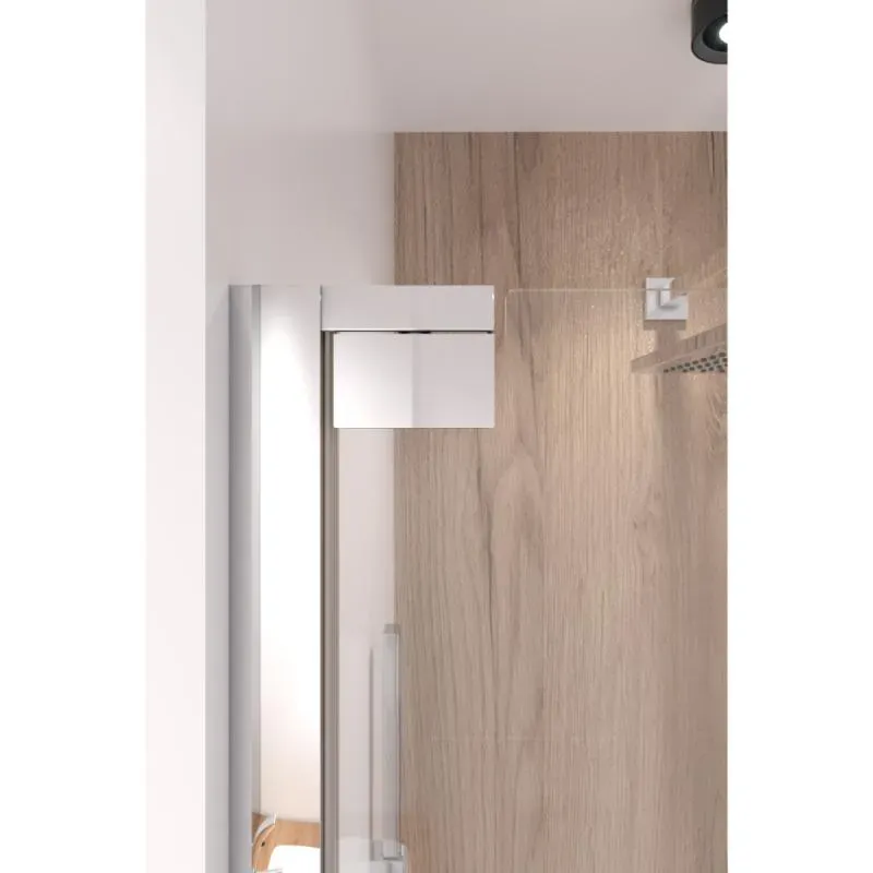 Душова кабіна QT AQUARIUS CRM1099SC6, квадрат, 90x90, скло 6мм Clear, розпашні, Без піддона. - Фото 4