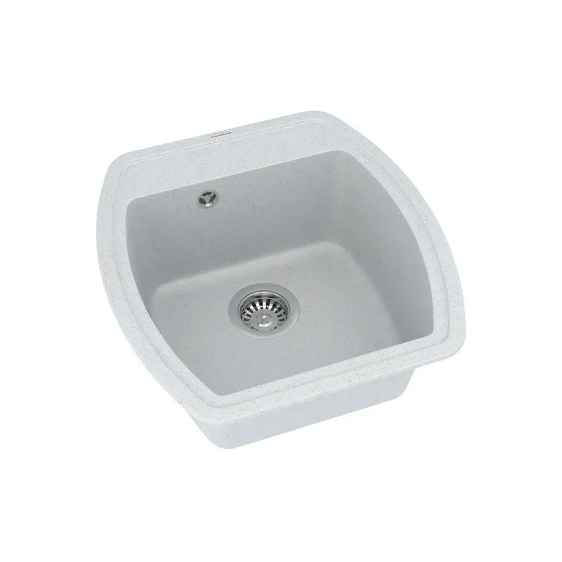 Кухонная мойка VANKOR Norton NMP 01.48 White stone + сифон VANKOR - Фото 2