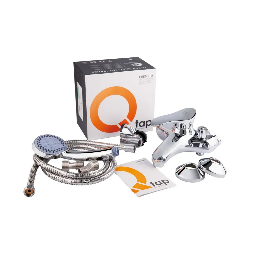 Смеситель для ванны QTAP Eris СRM 006 NEW (кор. нос) - Фото 5