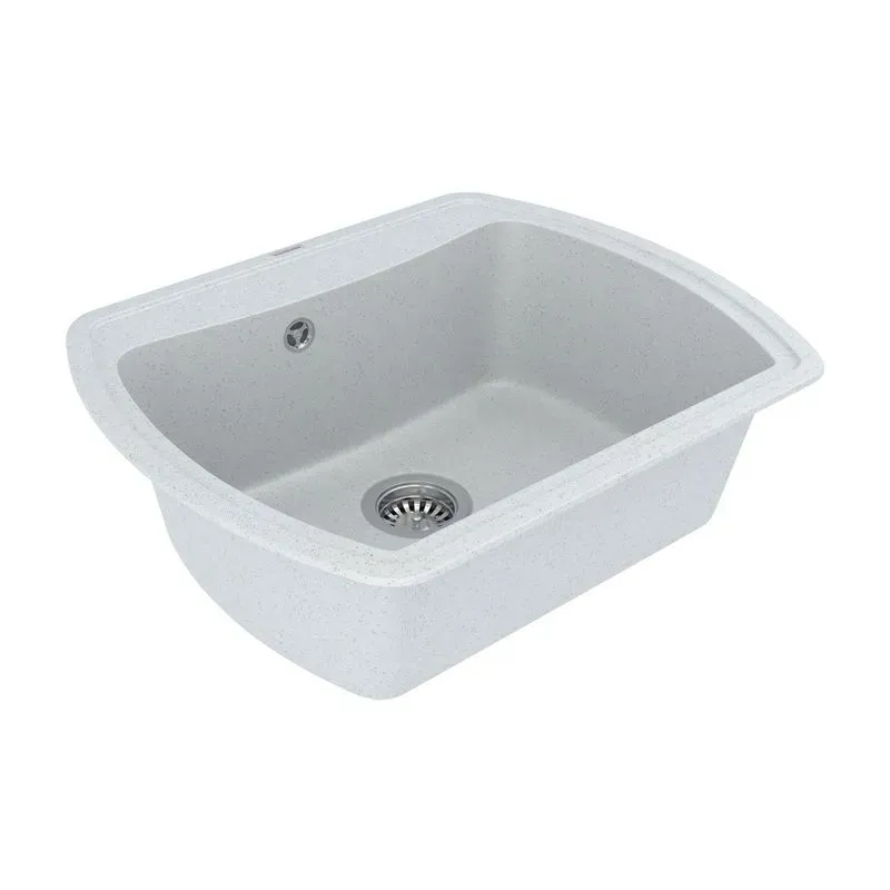 Кухонная мойка VANKOR Norton NMP 01.63 White stone + сифон VANKOR - Фото 3