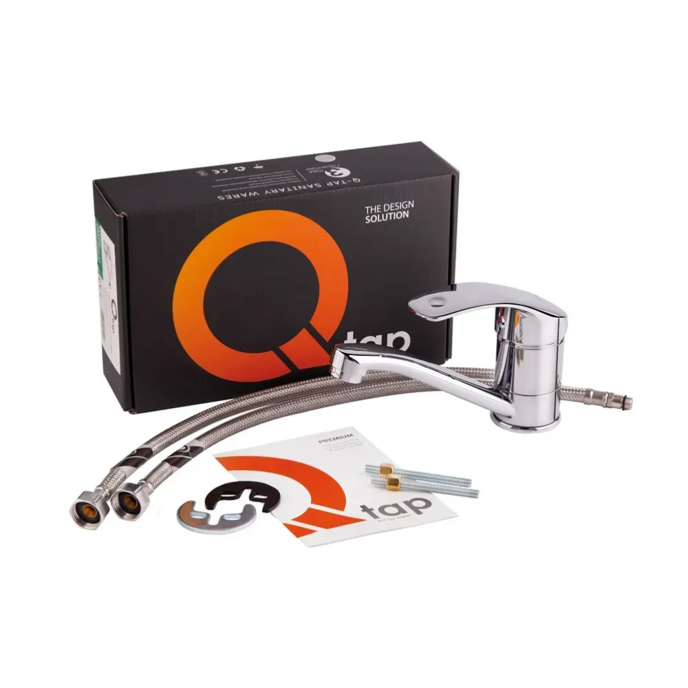 Змішувач для кухні Q-tap Mars СRM 002М носик 15 см - Фото 4