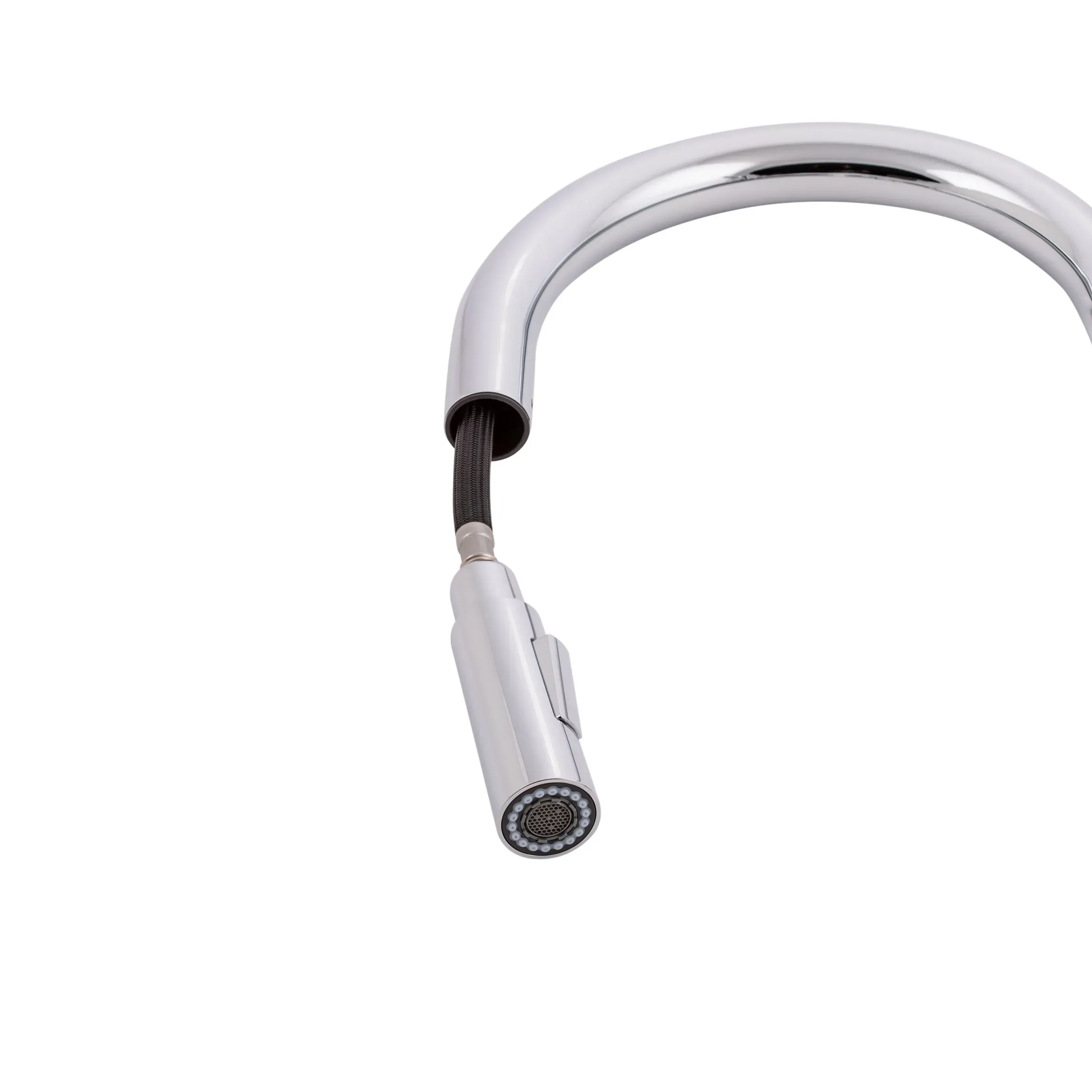 Смеситель кухонный с выдвижным изливом Qtap Anicka 9136103UC - Фото 7